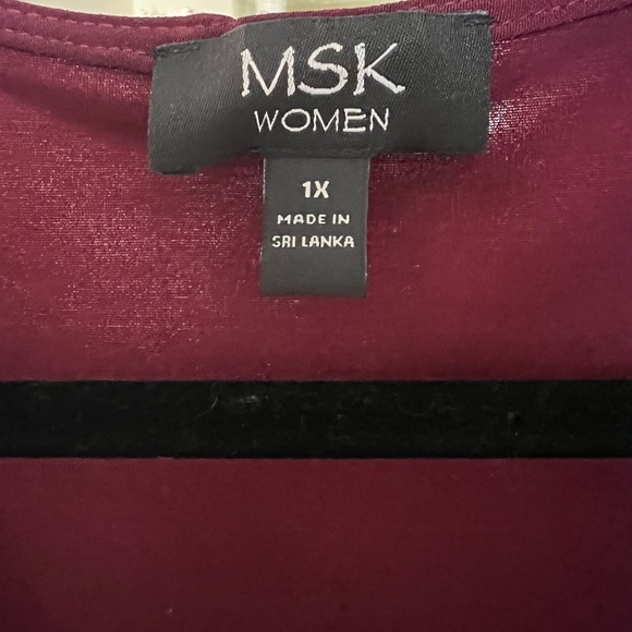 MSK blouse with rhinestones. - Picture 2 of 4